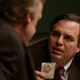 Rob Bilott (played by Mark Ruffalo) shows DuPont CEO a photo of Bucky Bailey, a baby born with a defect due to in-utero exposure to PFOA, in “Dark Waters.”